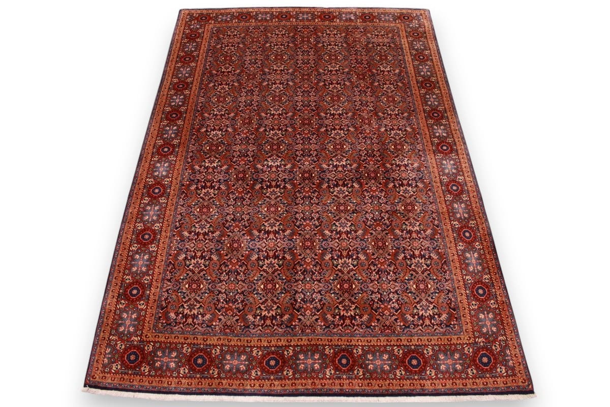 Sarough Perser Teppich 202x134 cm – Farbenfrohe Blumendesigns, handgeknüpft