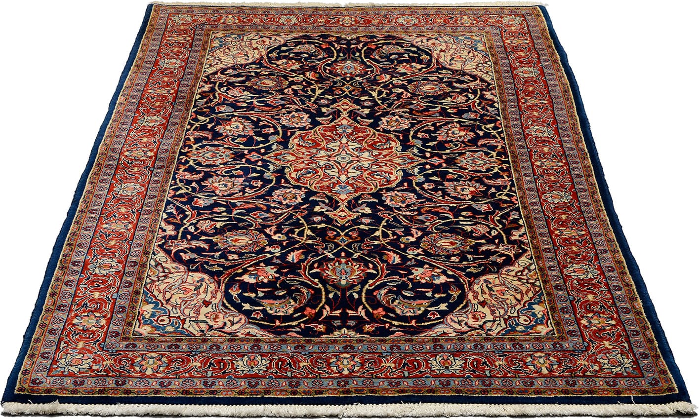 Sarouk Orientteppich 210x136 cm, handgeknüpft, klassisches Muster