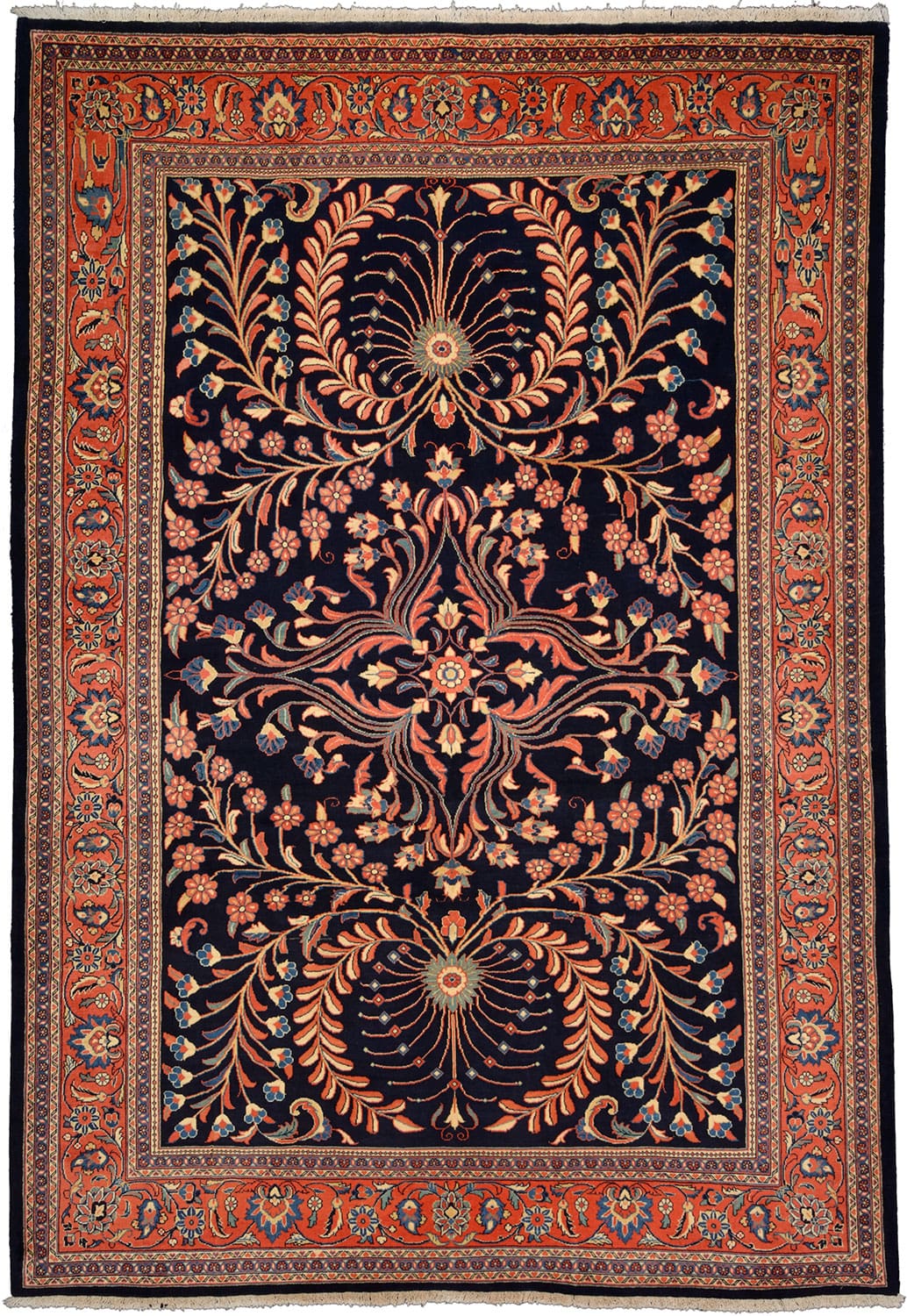 Sarouk Orientteppich 311x219 cm - Handgeknüpft, einzigartiges Muster