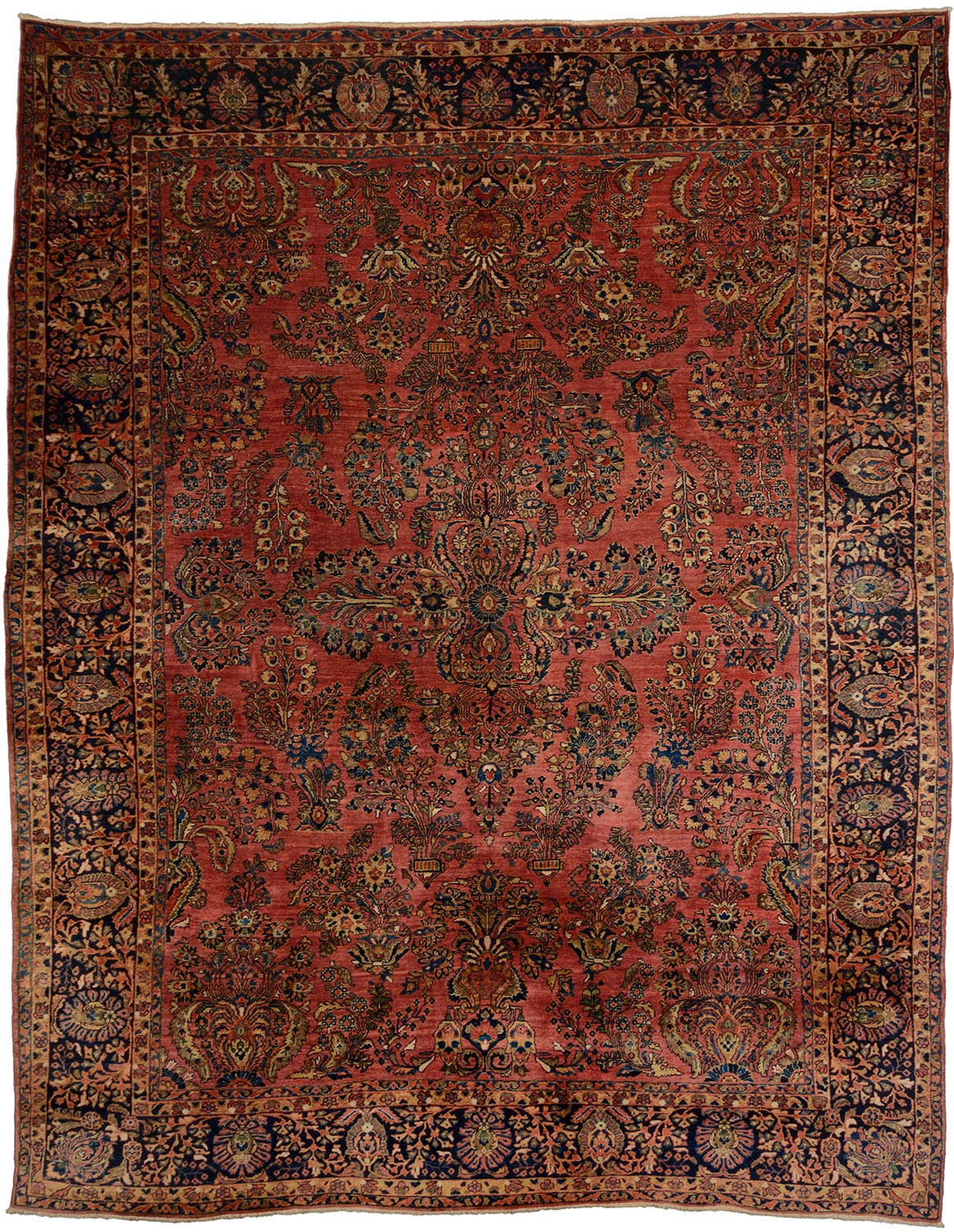 Sarouk Orientteppich 347x266 cm - handgeknüpft, traditioneller Stil