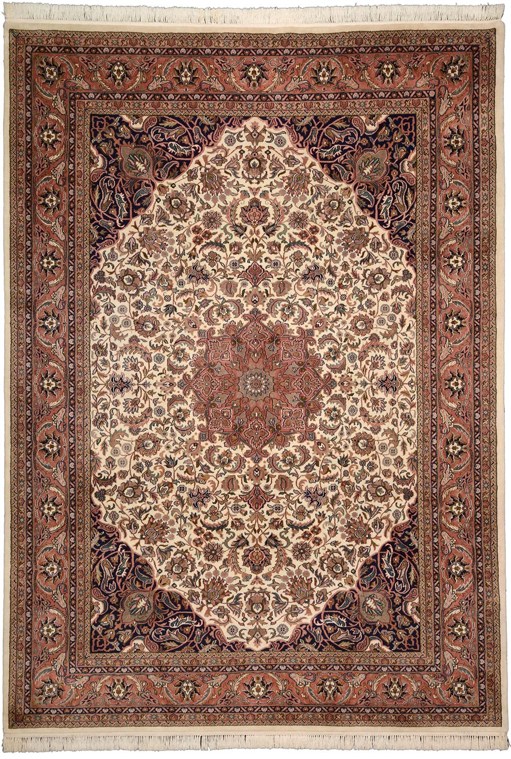 Sarouk Orientteppich 359x252 cm, handgeknüpft, stilvoll & farbenfroh