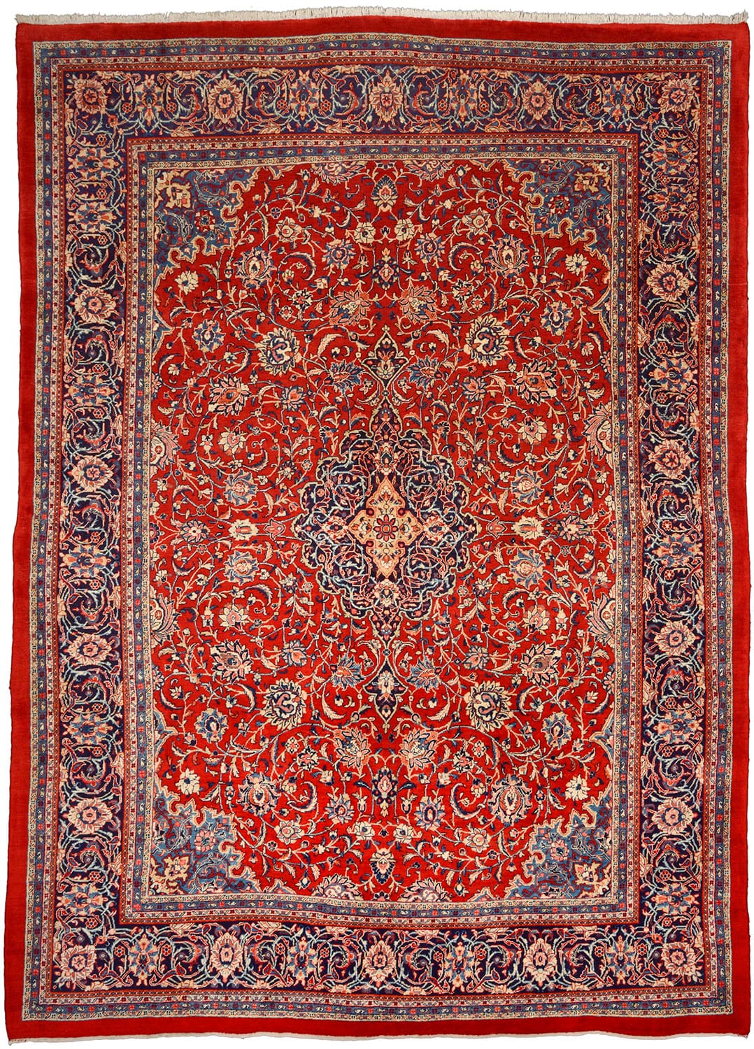 Sarouk Orientteppich 402x291 cm - Handgeknüpft, einzigartig!