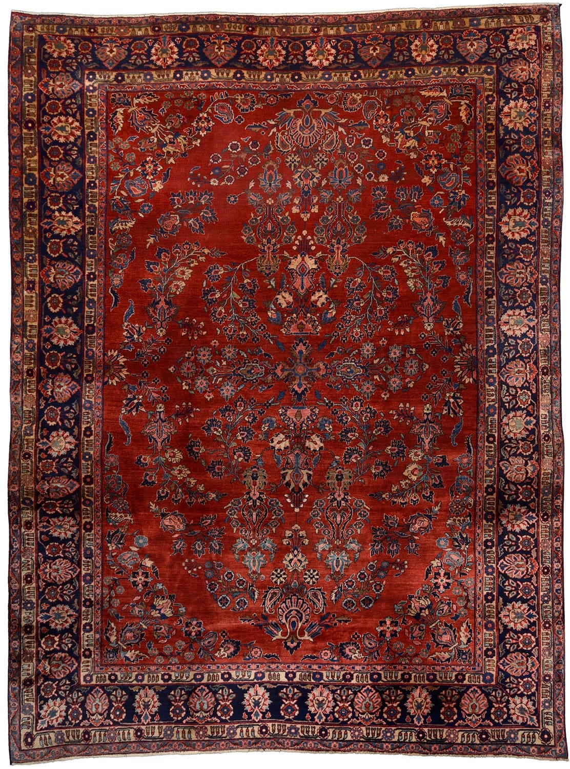 Sarouk Orientteppich 432x318 cm – Handgeknüpft, einzigartiges Muster