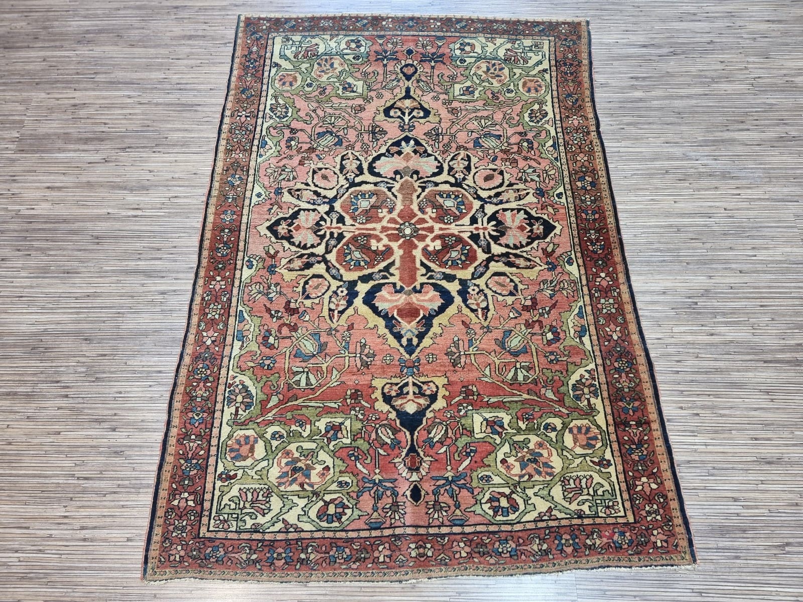 Wunderschöner antiker Persischer Ferahan 156x106 cm, handgeknüpft