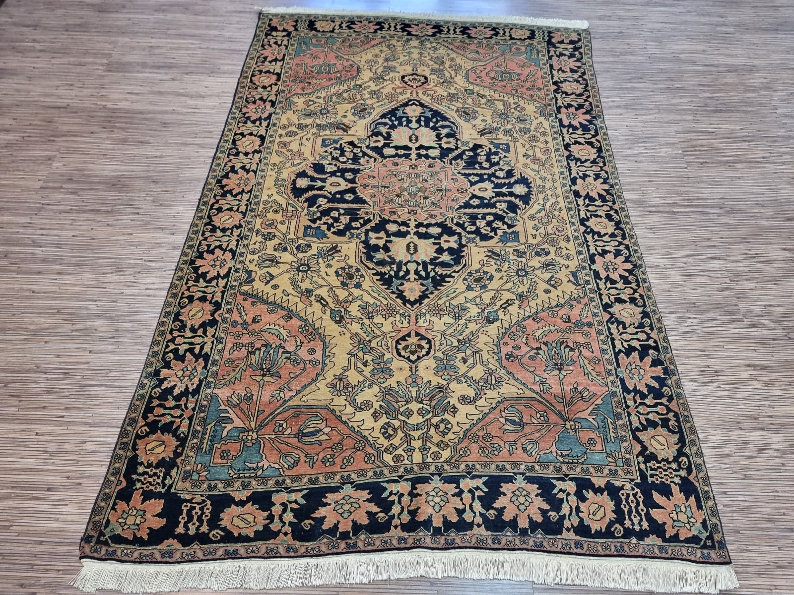 Wunderschöner Antiker Persischer Ferahan, 202x131 cm, handgeknüpft