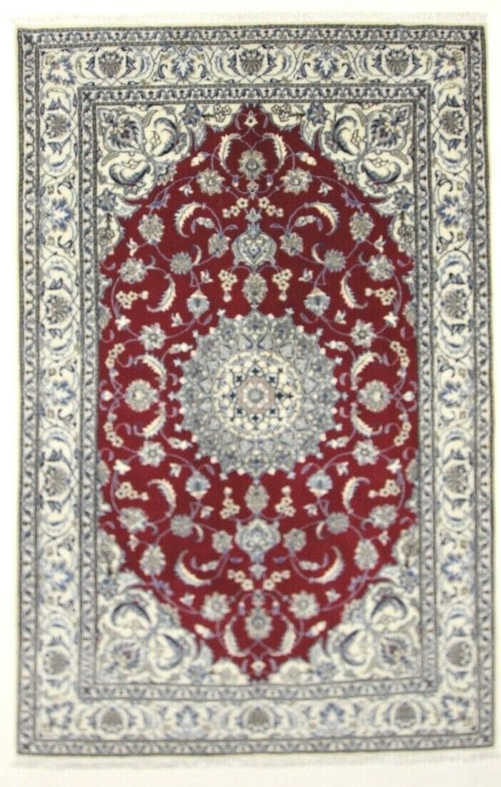 Wunderschöner Orientteppich Super Nain 297 x 195 cm, 300.000 Knoten, handgeknüpft