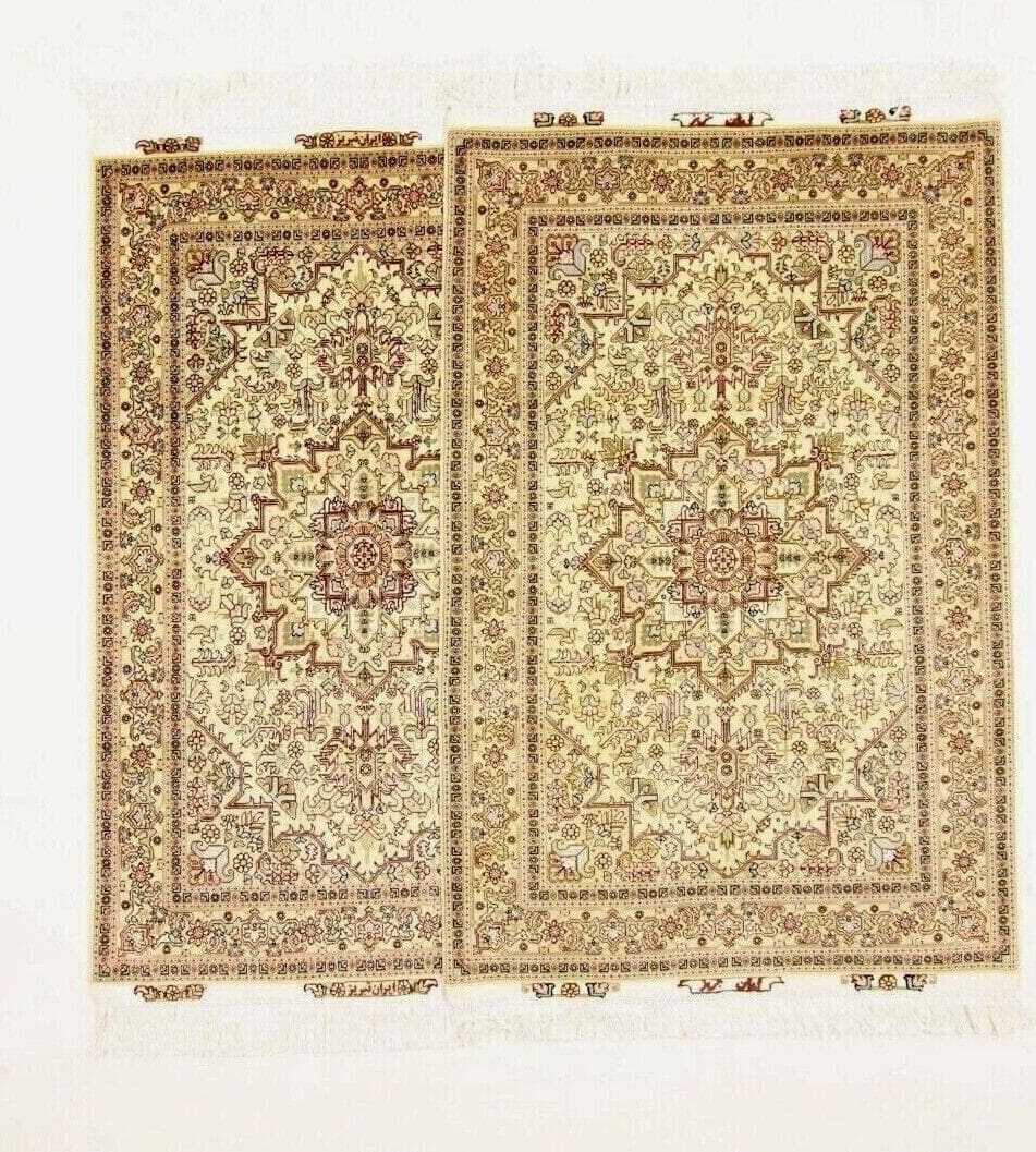 Wunderschöner Orientteppich Täbriz 162 x 101 cm, 500.000 Knoten, handgeknüpft