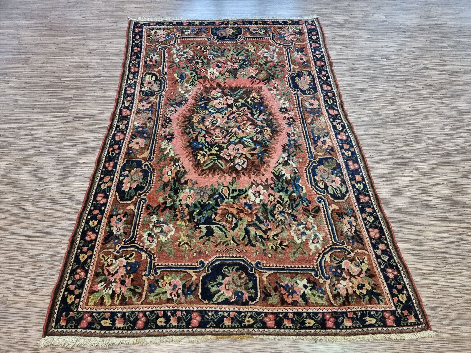 Wunderschöner Original Alter Persischer Bakhtiari 239x153 cm, handgeknüpft