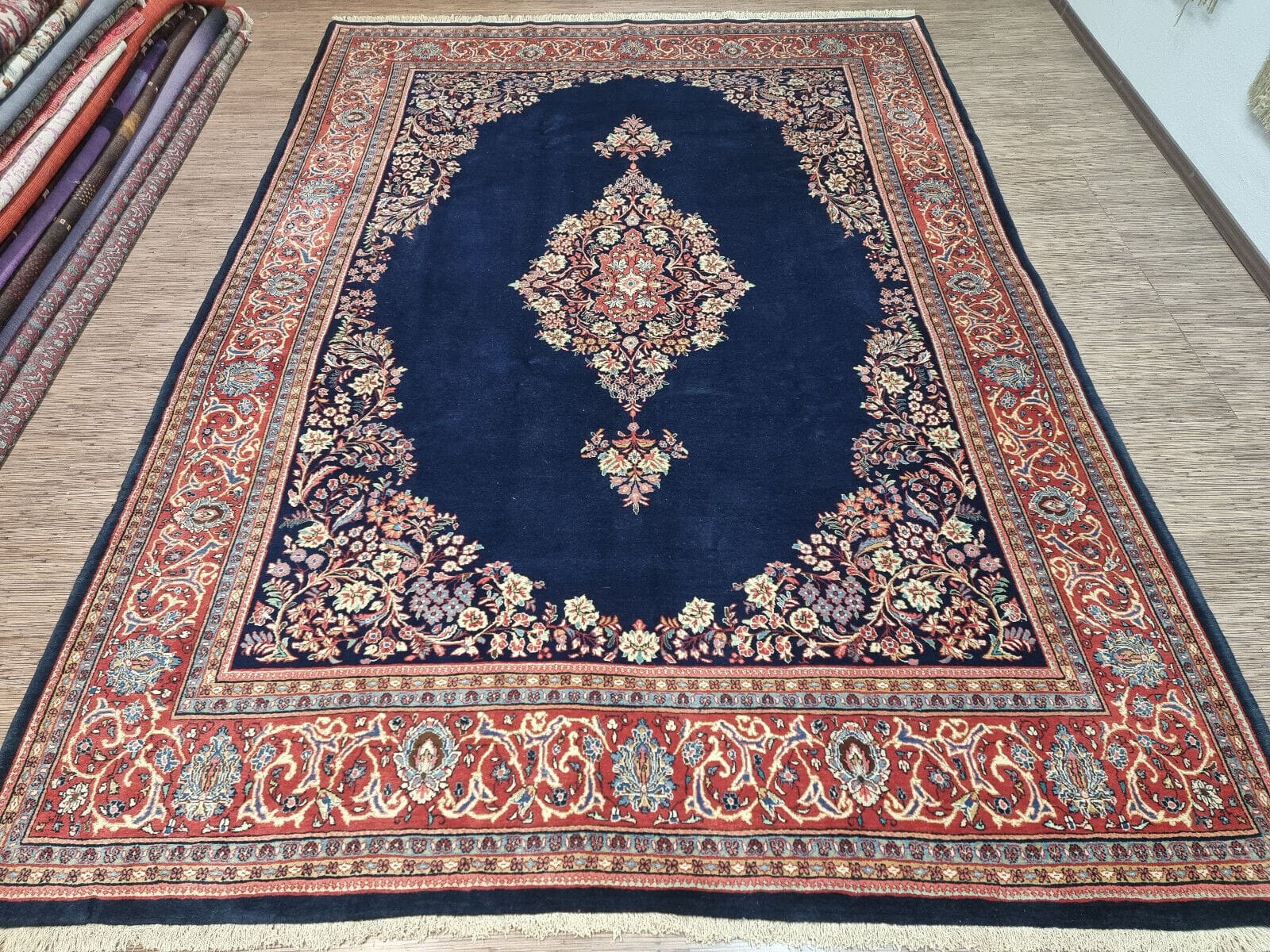 Wunderschöner Original Persischer Sarough 382x267 cm, handgeknüpft