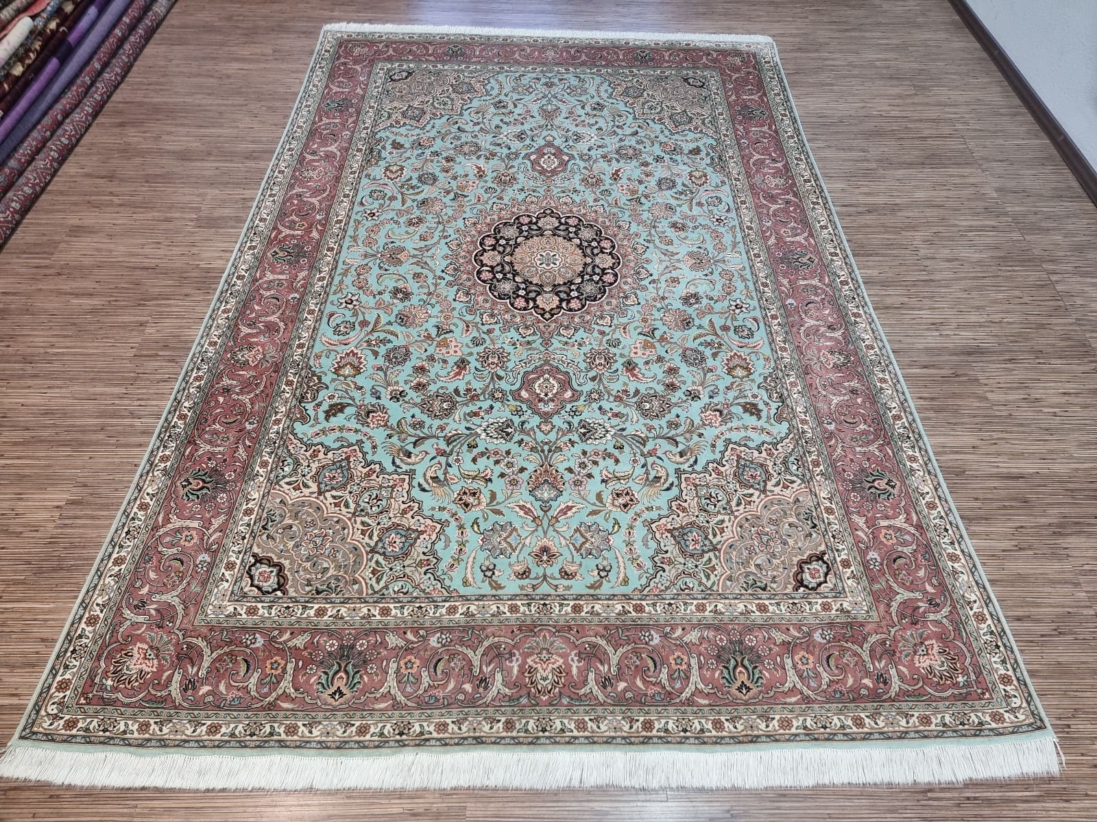 Wunderschöner Original Persischer Täbriz 296x202 cm, 500.000 K/m², handgeknüpft H1