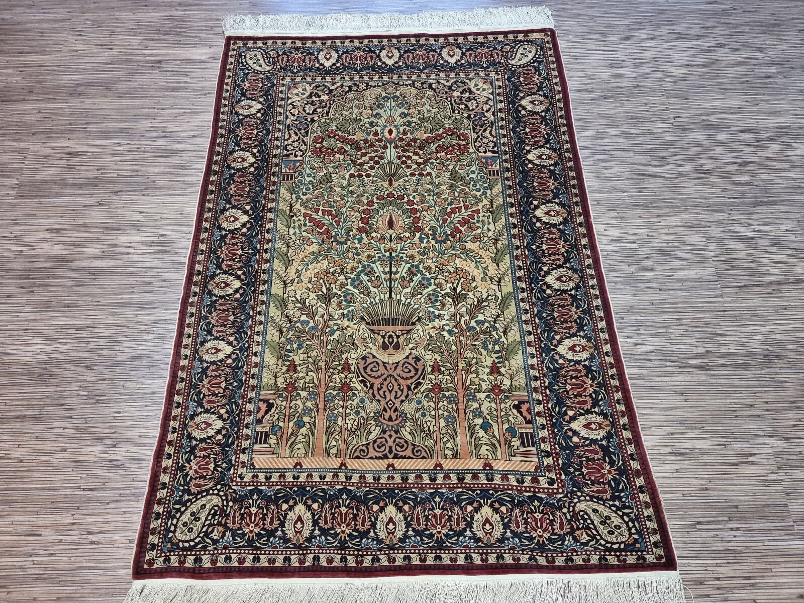 Wunderschöner Original Türkischer Hereke 173x117 cm, 1 Mio Knoten, handgeknüpft