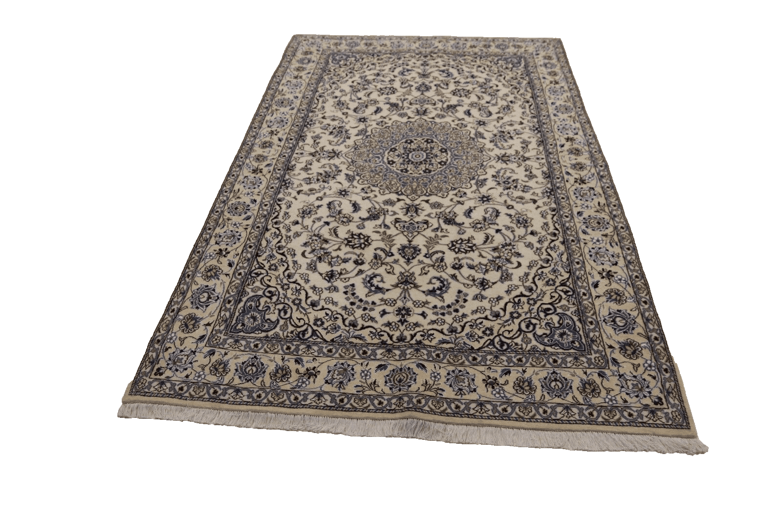 Wunderschöner Perserteppich 240 x 155 cm, 500.000 Knoten, handgeknüpft