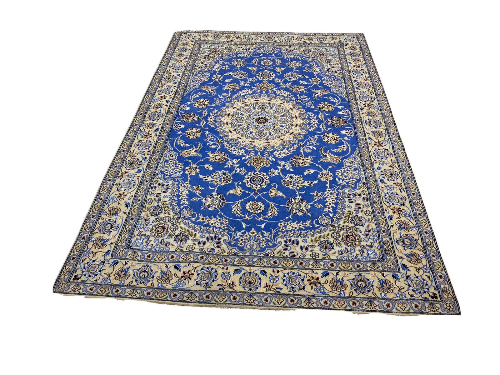 Wunderschöner Perserteppich 250 x 159 cm, 500.000 Knoten, handgeknüpft