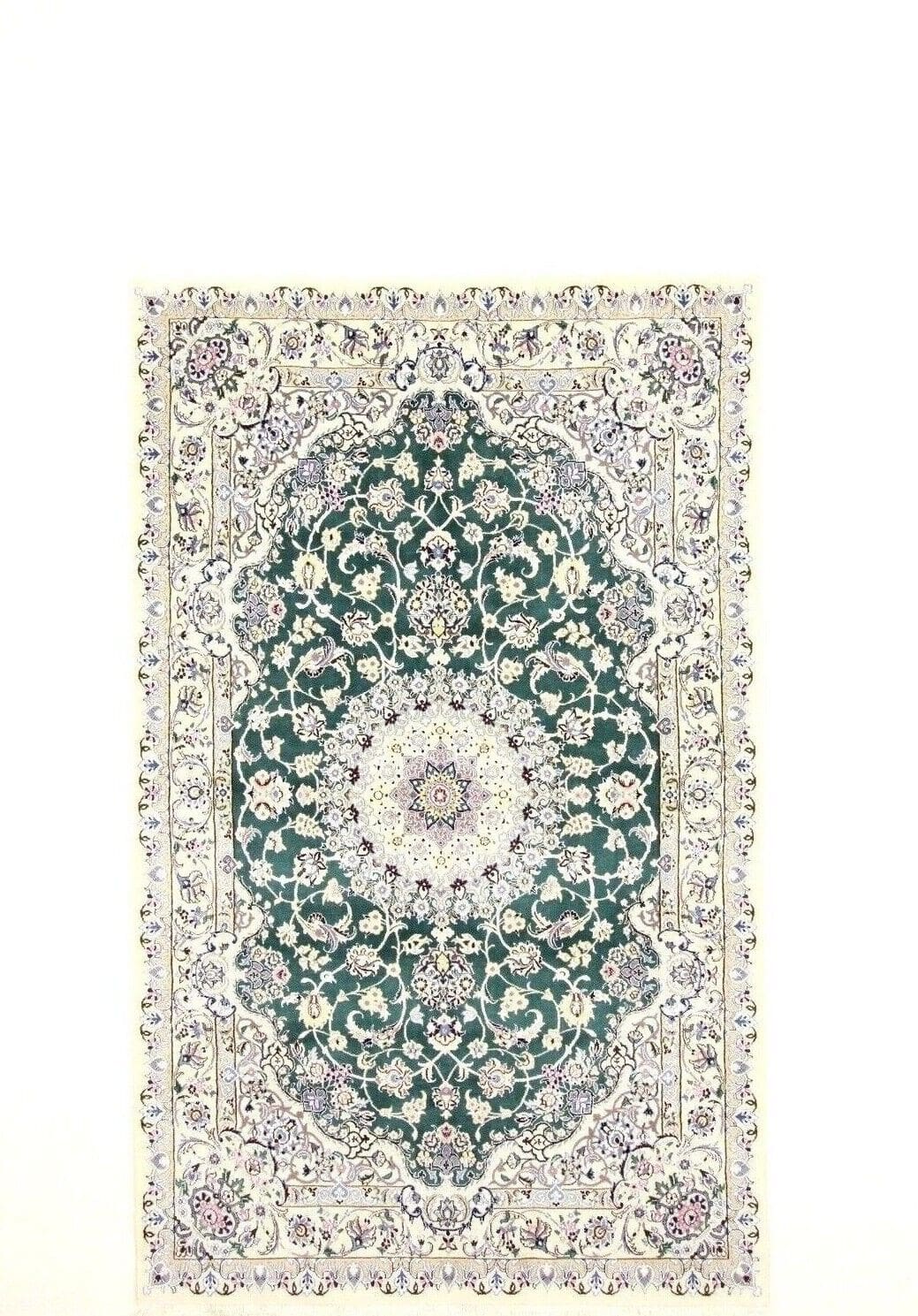 Wunderschöner Perserteppich 259 x 159 cm, 500.000 Knoten, handgeknüpft