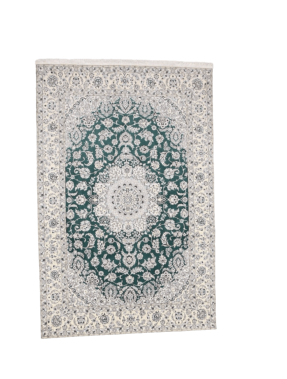 Wunderschöner Perserteppich 308 x 206 cm, 500.000 Knoten, handgeknüpft