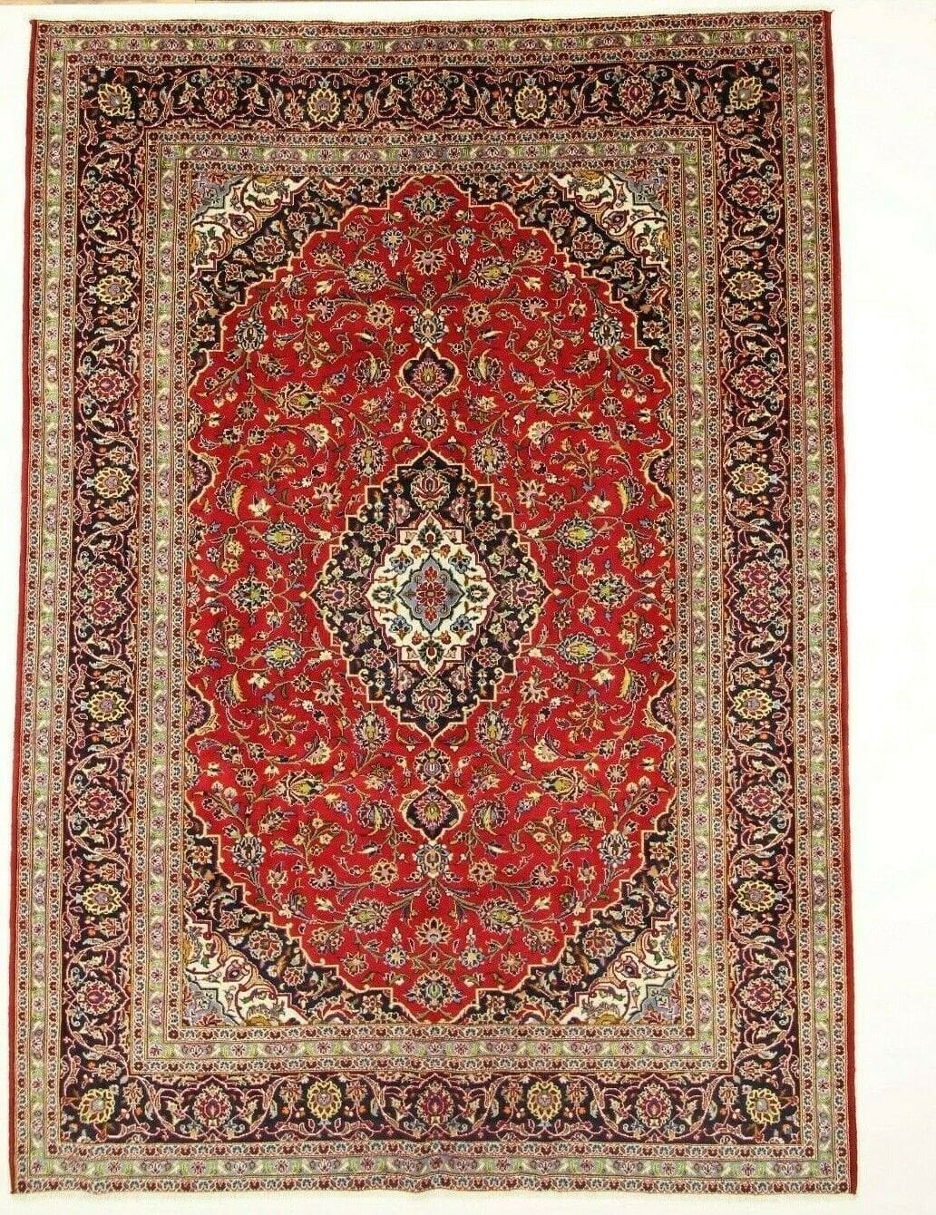 Wunderschöner Perserteppich 353x249cm, 300.000 Knoten, handgeknüpft