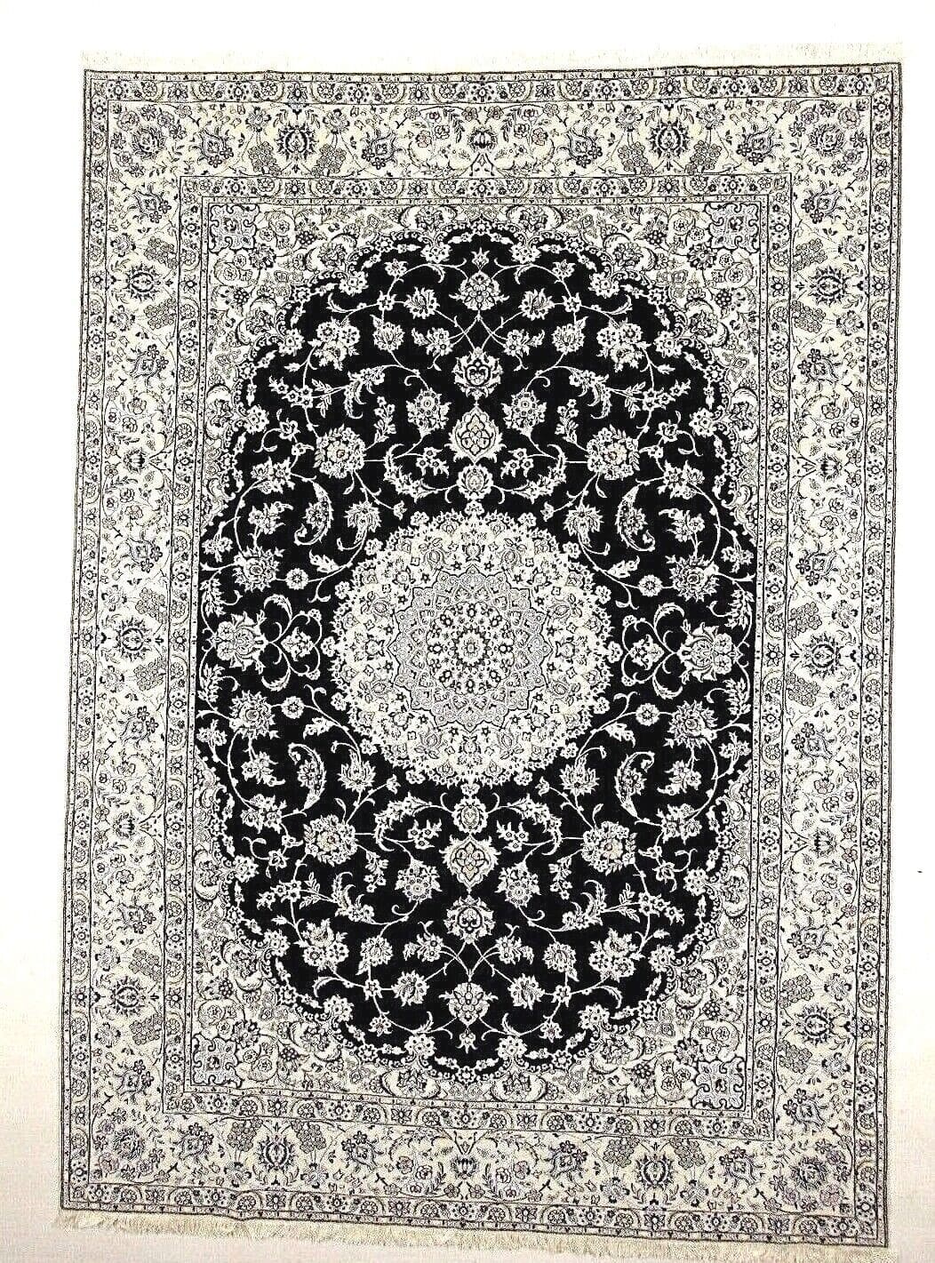 Wunderschöner Perserteppich 362 x 249 cm, 500.000 Knoten, handgeknüpft