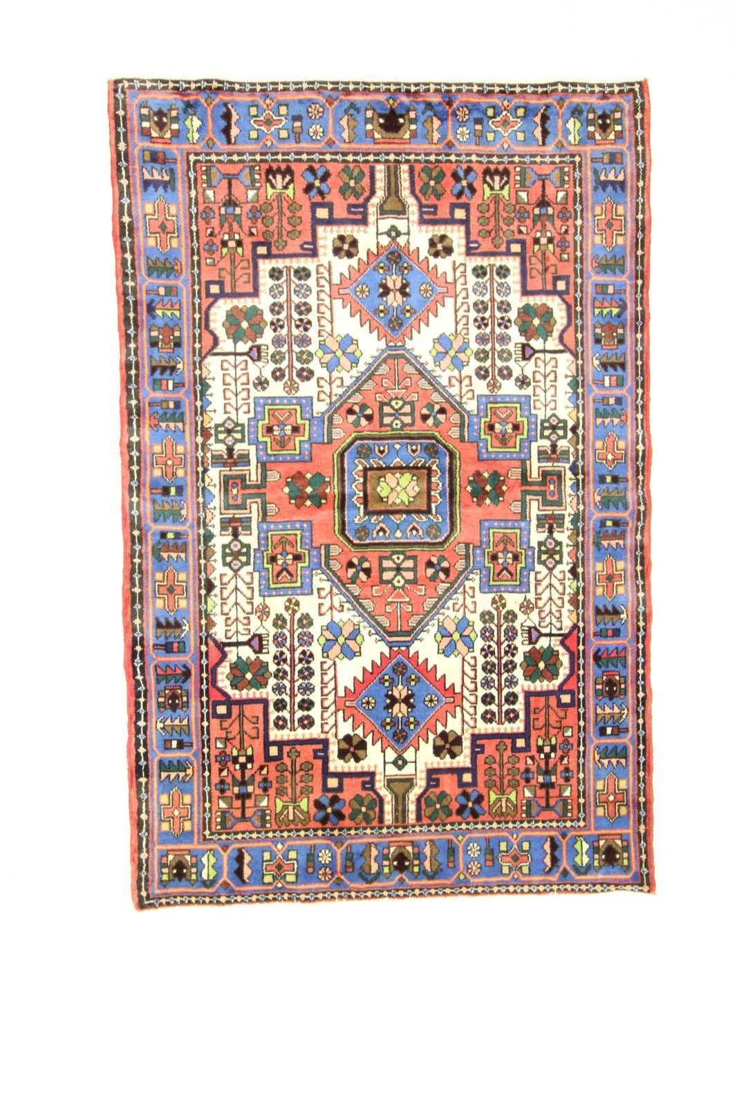 Wunderschöner Perserteppich Nahavand 207x136 cm, 100.000 Knoten, handgeknüpft