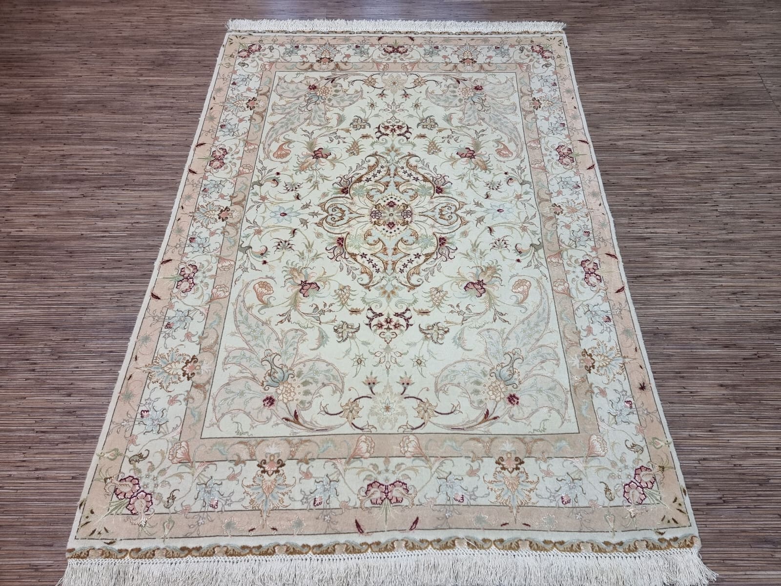 Wunderschöner Persischer Täbriz 209x148 cm, 500.000 Knoten, handgeknüpft H1