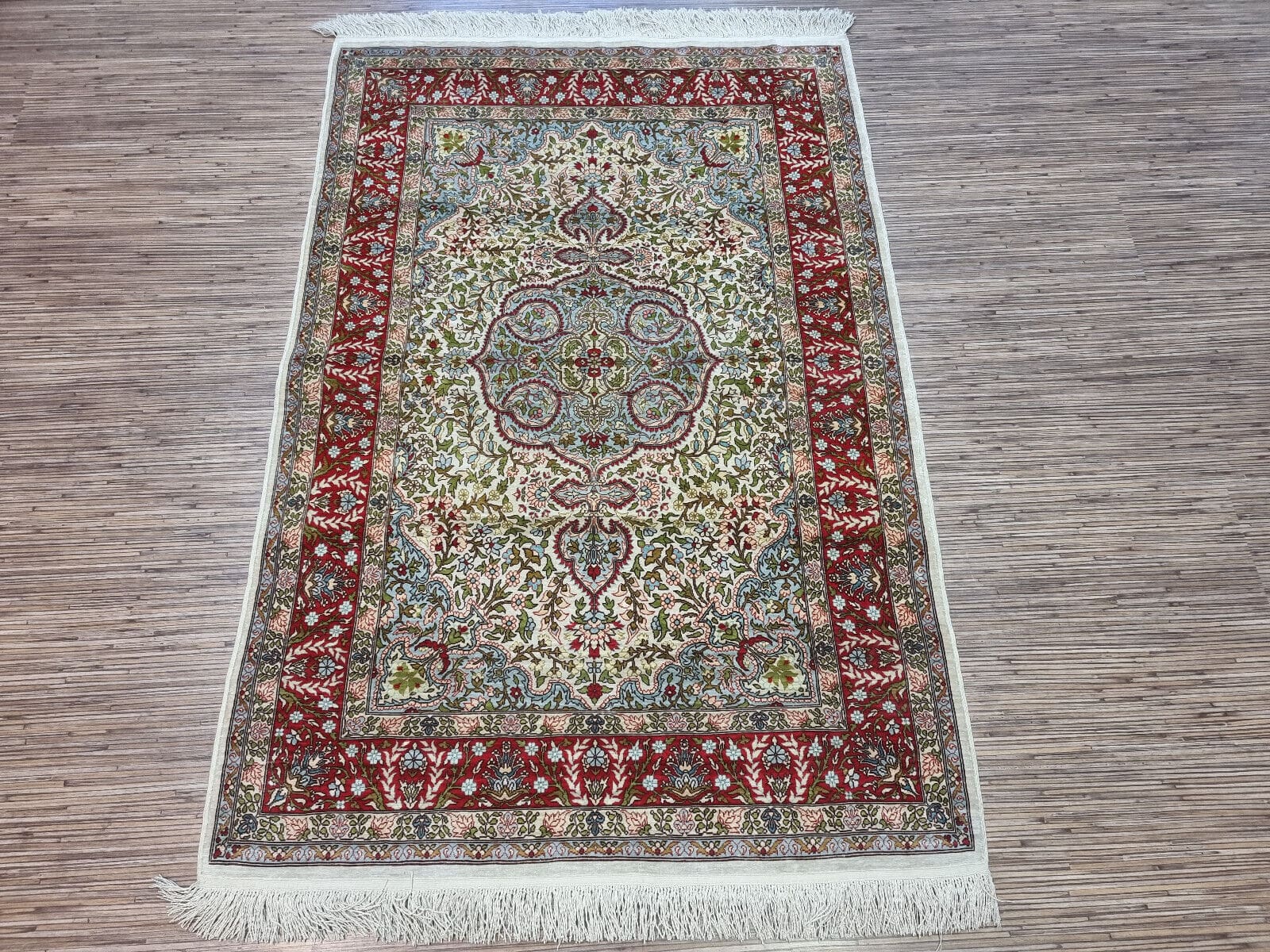 Wunderschöner Türkischer Hereke 156x103cm, Reine Seide, handgeknüpft