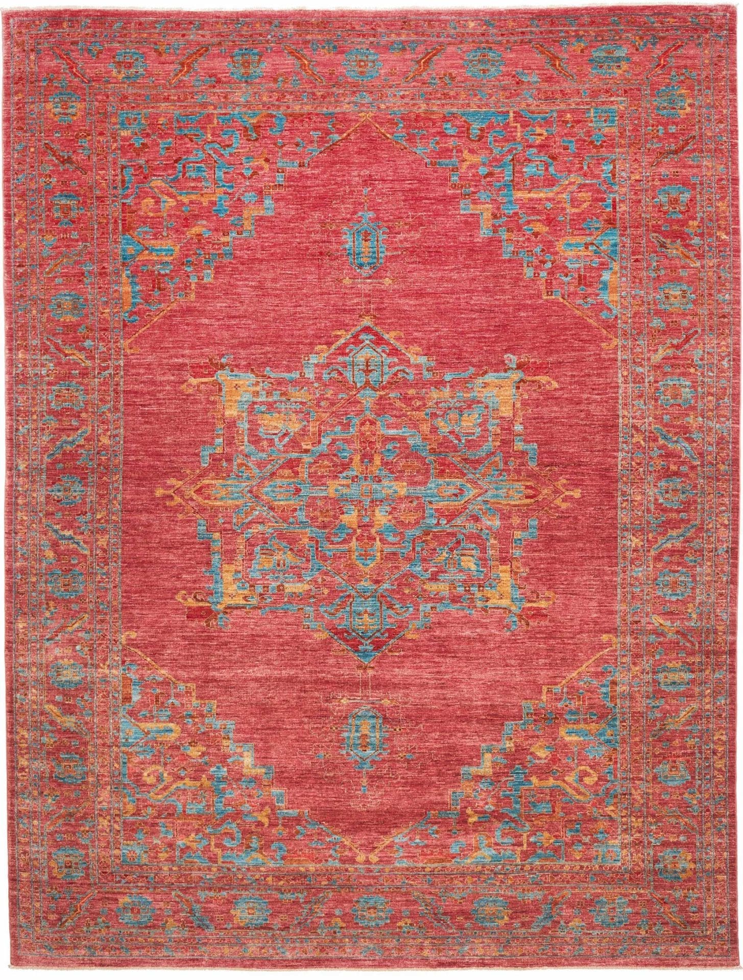 Ziegler Orientteppich 253 x 331cm, Schurwolle, handgeknüpft