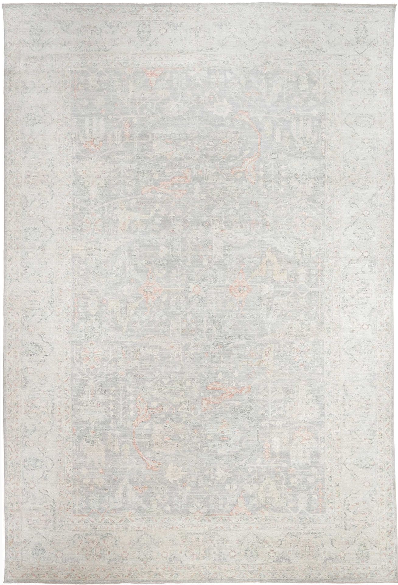 Ziegler Teppich 365 x 538cm – Schurwolle, handgeknüpft, Orientteppich