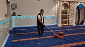 08-10-2023 EINES UNSERER SCHÖNEN PROJEKTE - TEPPICHREINIGUNG FISABILLAH MOSCHEE!