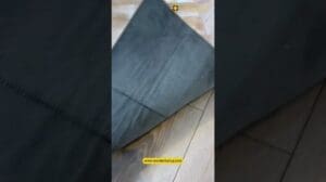 100% Echtes Braunes Rindsleder Läuferteppich - Handgefertigter Luxus für Ihr Zuhause #handgefertigterTeppich