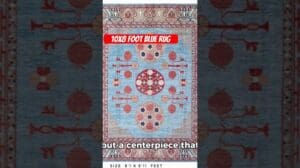 10x8 Fuß blauer Teppich San Francisco bei Rug Master erhältlich #modernerTeppich #Wohnkultur #blauerTeppich #Teppiche