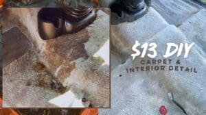 $13 DIY-Teppich- und Innenreinigung - Sieht großartig aus!