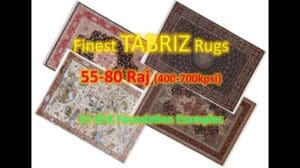 15 Seiden-Foundation Tabriz-Teppiche - 55-80 Raj (400-700+kpsi) Tabriz Perserteppiche