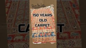 150 Jahre alter Teppich | Handgewebter Teppich. #shorts #shortsfeed #ytshorts