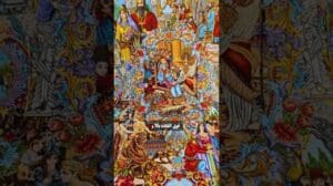 150 Millionen Toman für einen 1,5 x 2,5 Meter großen handgeknüpften Seidenteppich aus Tabriz #Teppich #Tabriz #handgeknüpft