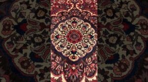 Bakhtiari Roter Woll-Handgeknüpfter Perserteppich