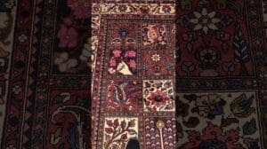 Bakhtiari Roter Woll-Handgeknüpfter Perserteppich