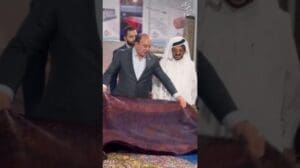 Ahad Azimzadeh, der CEO und Eigentümer von „Azim Carpet House“ und „Ghoo, Middle East Diamond“