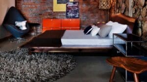 19 runde Teppiche im Schlafzimmer