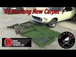 1969 Ford Mustang Teppichauffrischung Auto Individueller Teppich Mustang Verbindung