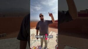 199€ nur der handgefertigte BERBÈRE-Teppich auf Lestapisdumonde.com oder auf dem Markt von Porte de Montreuil