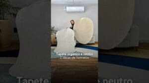 2 Ideen für verschiedene Formate, um einen sanften und neutralen organischen Teppich zu machen! #Teppiche #Dekoration