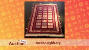 2014 WGBH Auktion – #955 Soumak Orientalischer Teppich und #957 $250 für Gregorian Oriental Rugs