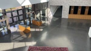 23 x 16 ft antiker Yazd-Teppich