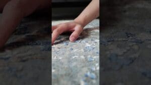 2,76X3,75 m moderner handgefertigter Wollteppich aus Indien
