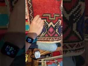 2x10ft Kappadokien Läufer Teppich Fransen Fixierung durch Persische Kettung | Handgeknüpfte nachhaltige Teppiche