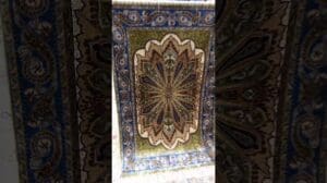 2x3ft (61x91cm) handgewebte Teppiche Wohnzimmer traditioneller antiker orientalischer Teppich Schlafzimmerbereich Seidenraum