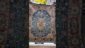3 Meter Teppich aus Seiden-Wolle aus Tabriz #Teppich #Perserteppich #Kunst