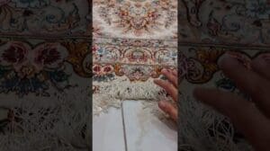 3 Meter Teppich im Khatai-Design aus Tabriz