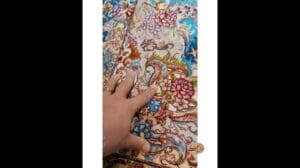 3 Meter Teppich mit Safi Tabriz Muster - Lotfi Teppich