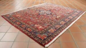 308934 Persischer Bidjar quadratischer Teppich Rundgang