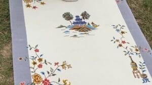 3x4,7 Fuß handgeknüpfte chinesische Kunst-Teppiche, orientalische Teppiche für die Wohnkultur